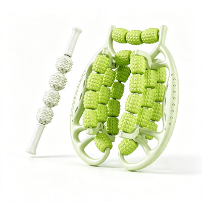 29-Rolling Wheel Leg Muscle Relaxation Leg Wolf Tooth Massage Tool Set