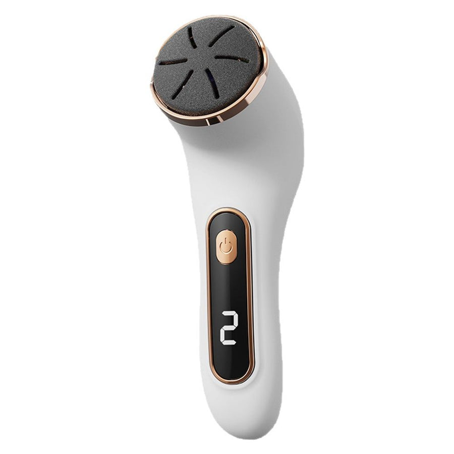 Electric Foot Callus Removers for Feet - Rechargeable Waterproof Portable Electronic Foot File Pedicure Tools for Cracked Heels Dead Skin(White)