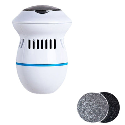 Electric Foot Grinder , Vacuum Callus Remover , Foot Pedicure Tool , Rechargeable Foot File , Electric Foot Grinder , Electric Foot Grinder Ideal for Dead Skin/Powerful Exfoliation(White + Blue)