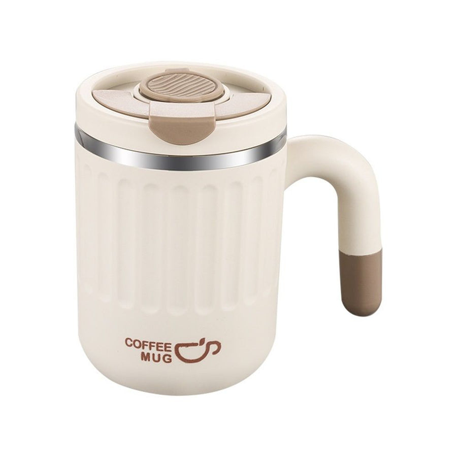 16oz Insulated Coffee Mugs - Ideal for Indoor Office Use. Features Inner, Double Wall Insulation, Detachable Ring