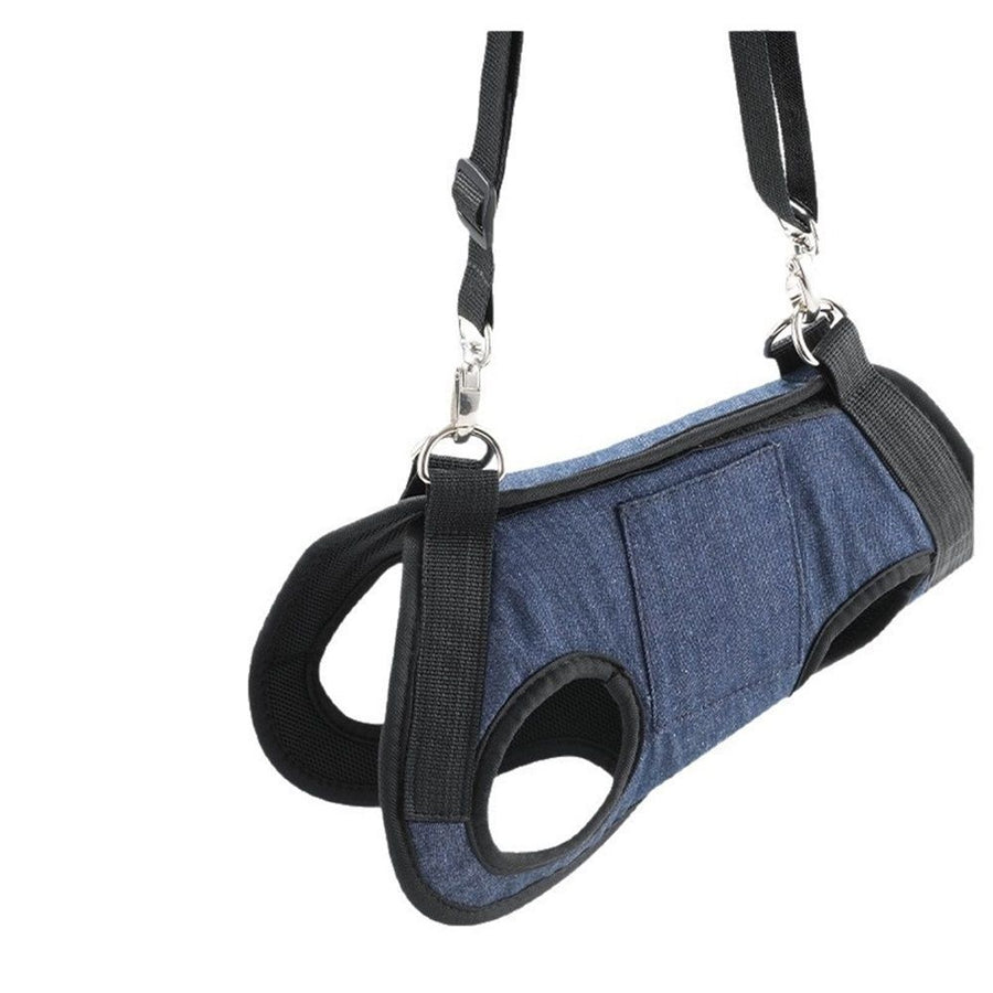 Dog Lift Harness for Medium Small,Dog Support Vest Harness for Back Legs with Handles,Adjustable Dog Lift Sling Carrier for Senior, Disabled, Joint Injuries, Arthritis, Loss of Stability Dogs（M）