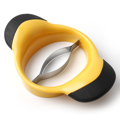 2 pack Mango Slicer Peeler Cutter Splitter Pitte with Stainless Steel Blade Fruit Divider Ergonomic Rubber Grip Handle Non Slip Extra Large Mango Cutter Divider