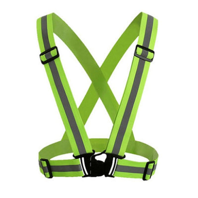 Reflective Vest | Lightweight, Adjustable & Elastic | Safety & High Visibility for Running, Jogging, Walking,Cycling | Fits Outdoor Clothing (1 Pack, Neon Yellow)