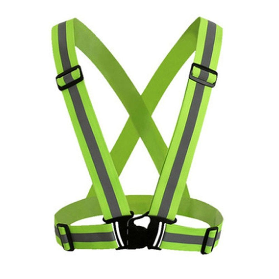 Reflective Vest | Lightweight, Adjustable & Elastic | Safety & High Visibility for Running, Jogging, Walking,Cycling | Fits Outdoor Clothing (1 Pack, Neon Yellow)