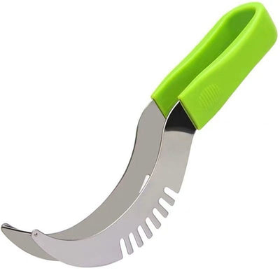 2 pack Watermelon Slicer – Premium Watermelon Cutter Kitchen Tools – Ultra-Sharp Stainless Steel Blade – Ergonomic and User-Friendly Handle – Safe, Durable Design