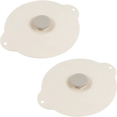 2 Pack Silicone Bowl Lids, 8 Inch Round Silicone Storage Cover Lids for Pots, Cups and Bowls, Multi-Function Kitchen Tool