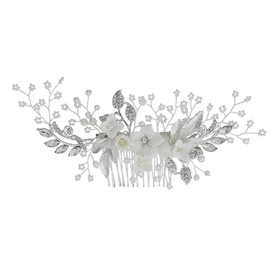 Wedding Hair Comb Clip Bridal Wedding Hair Accessories for Brides and Bridesmaid, Bridesmaids Hair Accessories, Silver