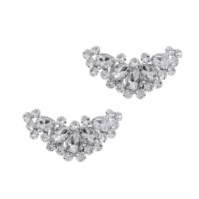 1 pair imitate Rhinestone Clips for Women Dress Shoes - Decorative Jewelry Accessories for Pumps and Flats