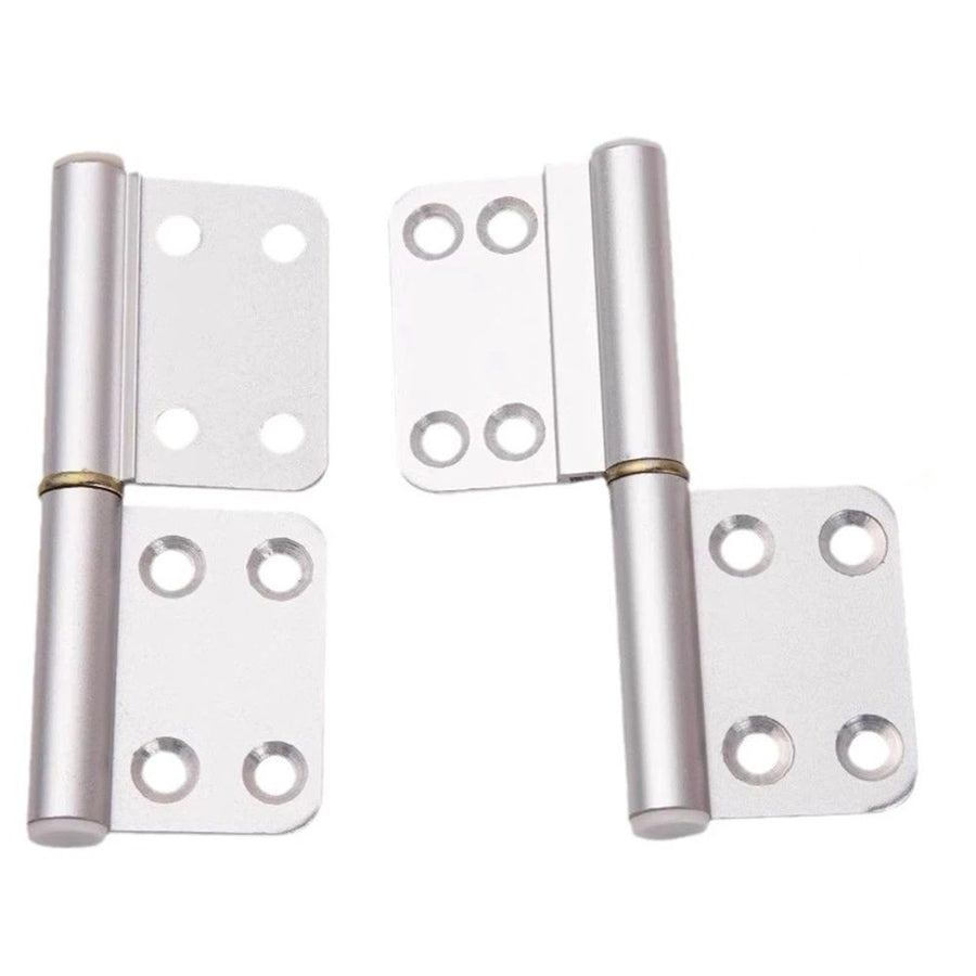 6 pack Heavy Duty Lift Off Hinges, aluminum alloy Detachable Door Hinge with 60 Mounting Countersunk Holes, Lift Off Hinges for Window Cabinet Door