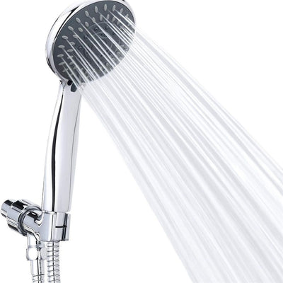 High Pressure Handheld Shower Head Powerful Water Spray Shower Head against Low Pressure Water Flow（Single showerhead）