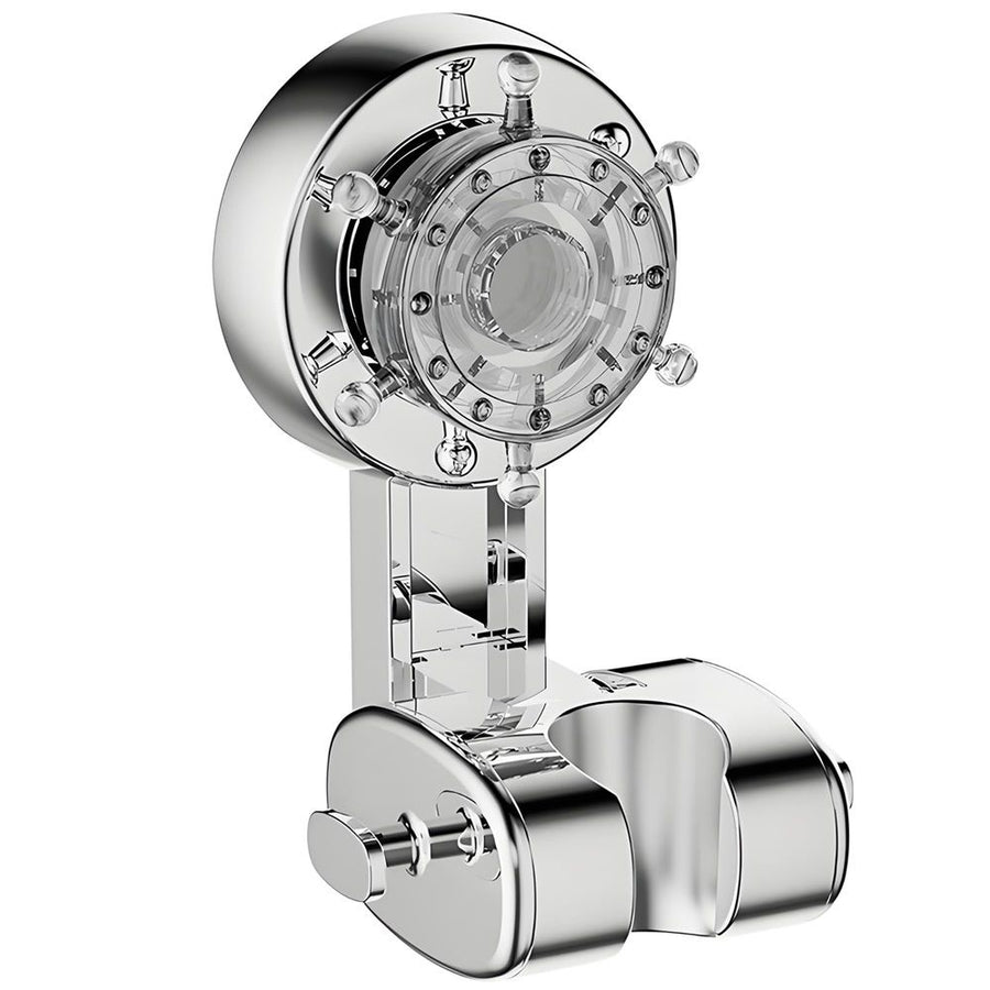 2 pack Suction Cup Handheld Shower Head Holder - Ideal for Large & Heavy Shower Heads - Bathroom Wall Mounted Shower Wand Holder