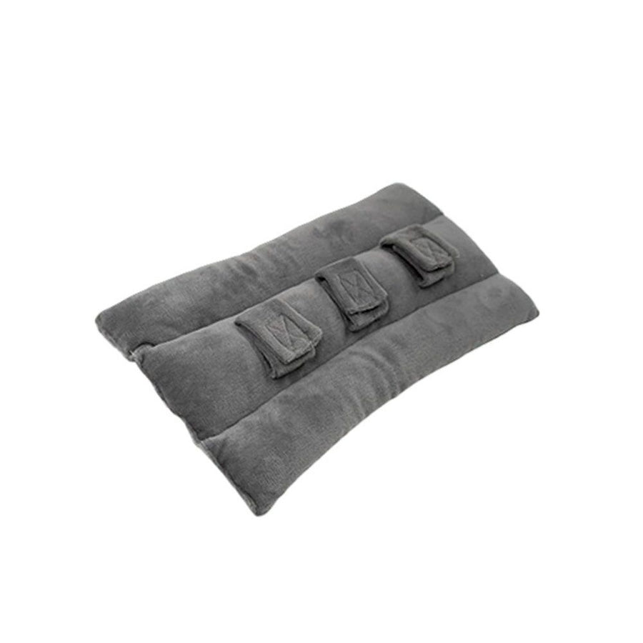 Seat Belt Pillows for Post Abdominal Surgery, Seatbelt Tummy Cushion Pads Protector for Car After Myomectomy Surgery, Port Pillows for Chemo & C Section Patients' Comfort (Gray)