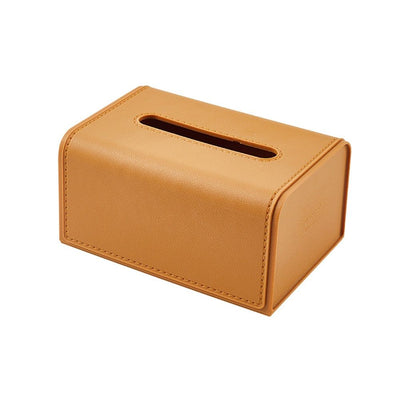 Tissue Box Cover,  PPTissue Box Holder Rectangular, Modern Facial Tissue Paper Napkin Dispenser for Bathroom, Home, Office, Car Automotive Decoration （Yellow）