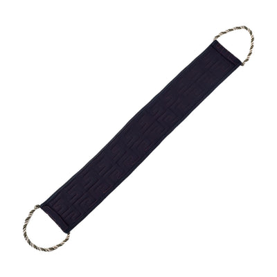 2pcs Double-Sided Back Exfoliator Body Scrub Towel, Exfoliating Washcloth Bath Tool for Use in Shower（black）