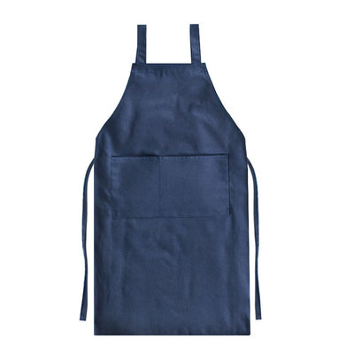 Cooking Apron with 2 Pockets Kitchen Chef BBQ Adjustable Bib Aprons for Women Men Sleeveless canvas apron painting baking pottery coffee