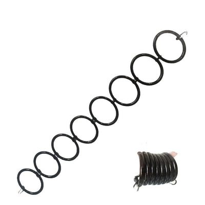 Snake Climbing Chain Toys for Ball  Hoop & Corn Snake Enrichment Toys ，Suitable for All Kinds of Small Reptiles（8 rings）