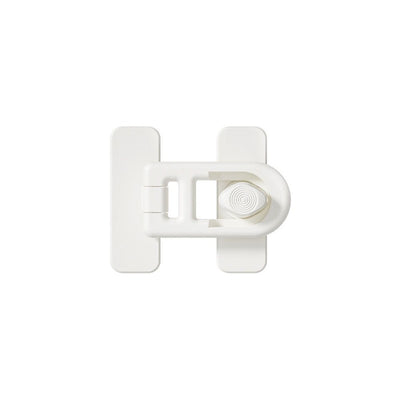 Child Safety Locks (3 Pack) – No-Tool Install, Baby Proof Locks for Cabinets, Drawers, Fridge – Strong Adhesive, Hard to Break by Toddlers, Safety Material （White）