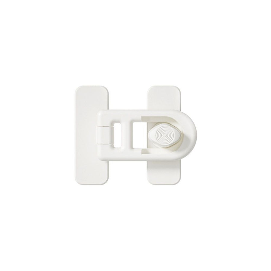 Child Safety Locks (3 Pack) – No-Tool Install, Baby Proof Locks for Cabinets, Drawers, Fridge – Strong Adhesive, Hard to Break by Toddlers, Safety Material （White）