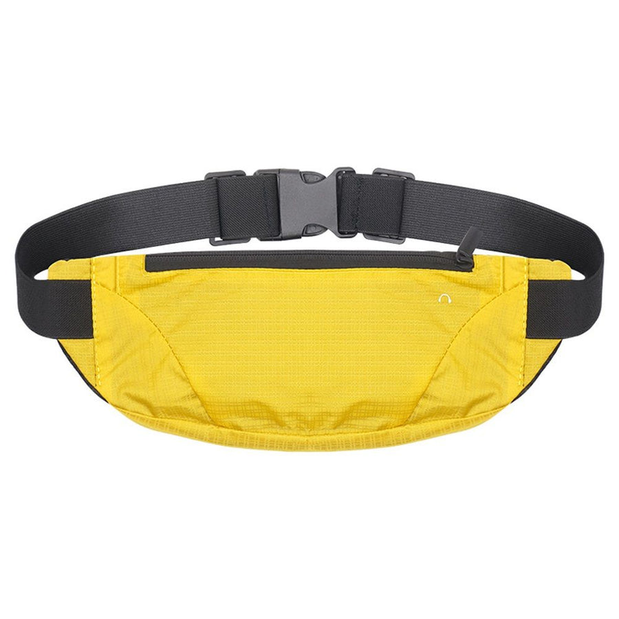 Running Belt,Men or Women Ultra Light Bounce Free Waist Pouch Bag Fitness Workout Belt Sport Waist Pack Exercise Waist Bag in Running Gym Marathon （Yellow）