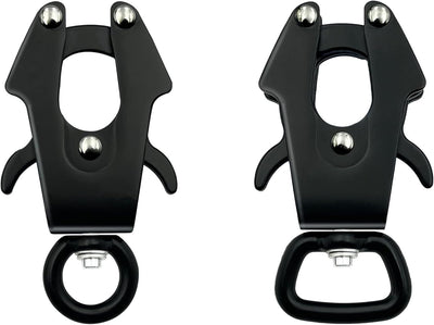 2 Pcs Frog Clip Dog Leash Clasp 360 Degree Swivel Clip Heavy Duty Quick Release and Locking Dog Leash Buckle for Linking Pet Collar (20mm)