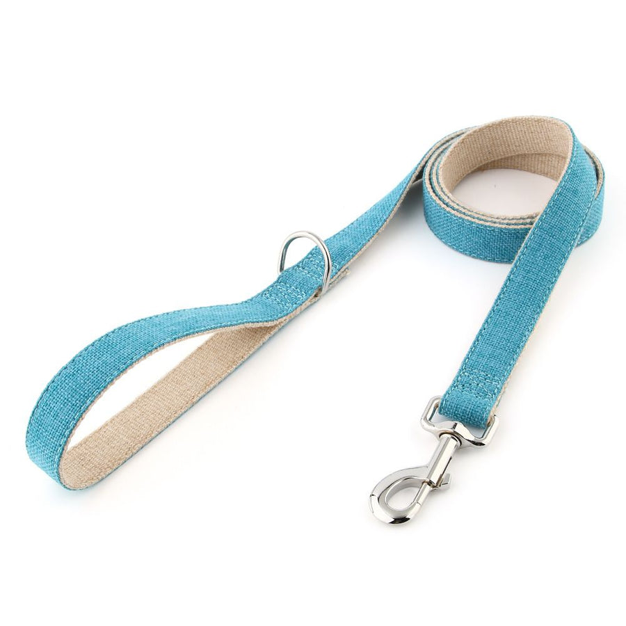 Adjustable Durable Soft Classic for Medium Dogs, Female/Male Pet Gift/Puppy dog leash（peacock blue 152CM*2.5CM）