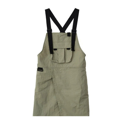 Unisex  Apron Vest with 1 Pockets,Sleeveless Adjustable Smock Apron for Painting,Cleaning,Artist,Nail tech（green）