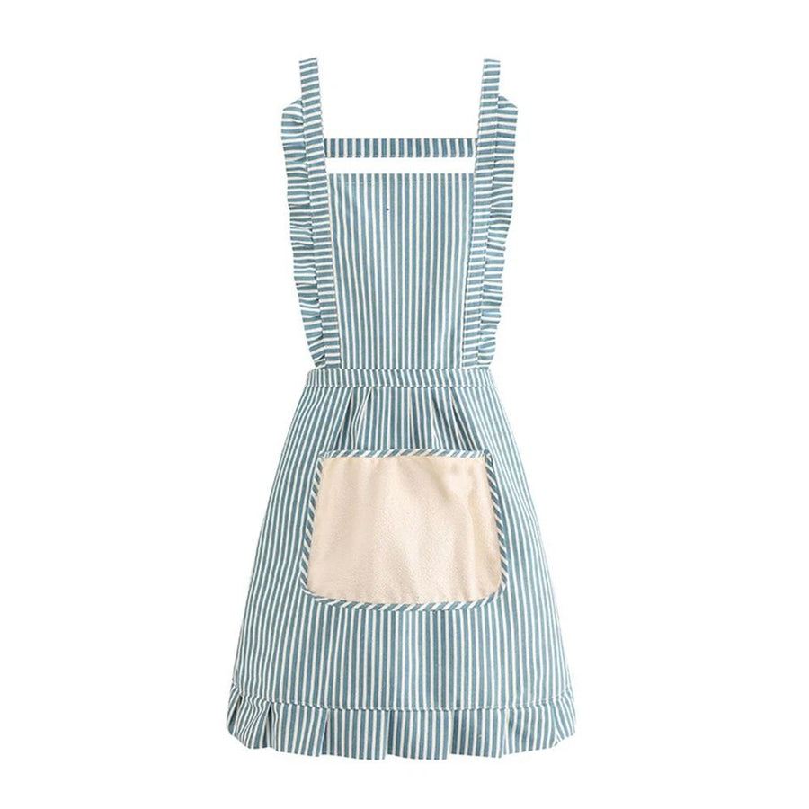 Funny Aprons for Women with Pockets, Kitchen Cooking Grilling Cute Chef Apron, Mothers Day Birthday Gifts for Women（blue）