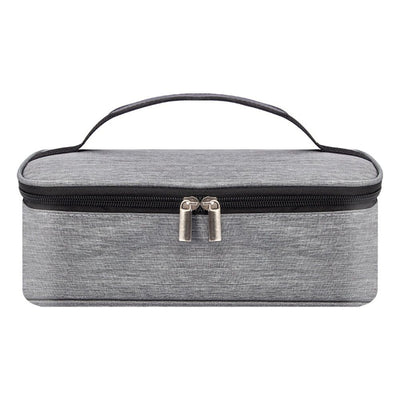 Insulated Lunch Bag, Waterproof Lunch Box with Handle Lunch Tote Bag Portable Food Storage for Office Work Outdoor Picnic, Grey