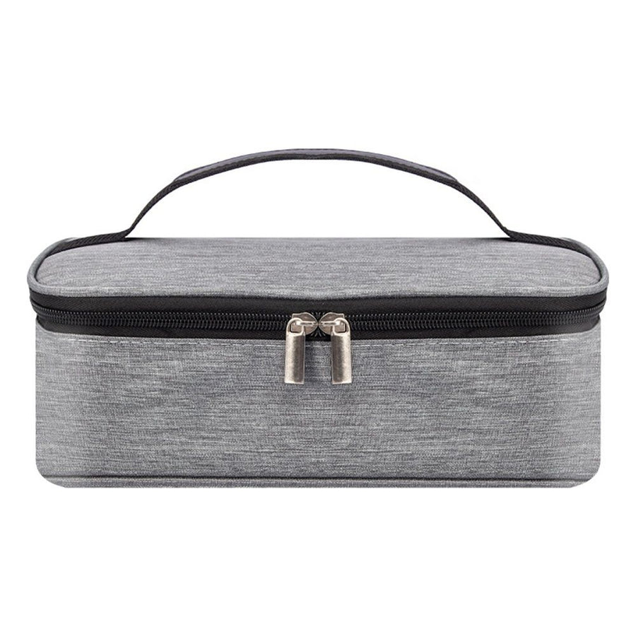 Insulated Lunch Bag, Waterproof Lunch Box with Handle Lunch Tote Bag Portable Food Storage for Office Work Outdoor Picnic, Grey