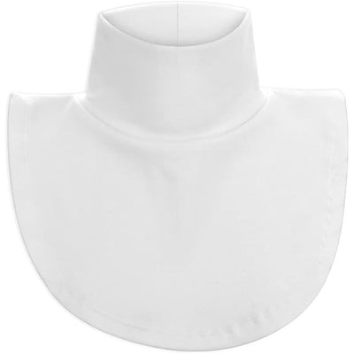 2 fake collar children's cotton high collar, warm for autumn, winter, and spring, casual white paired with hoodie, women's fake collar (white)