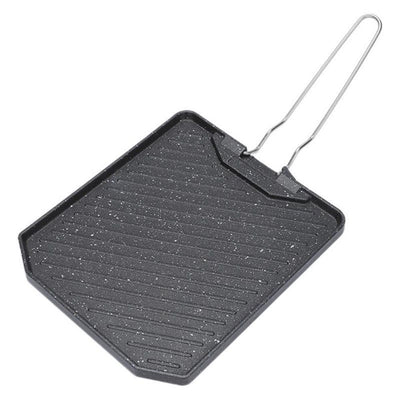 Easy to Nonstick Frying Pan Cooking Pans Metal Camping Meat Grilling Suitable for Students and Busy Families FryingPortable baking tray