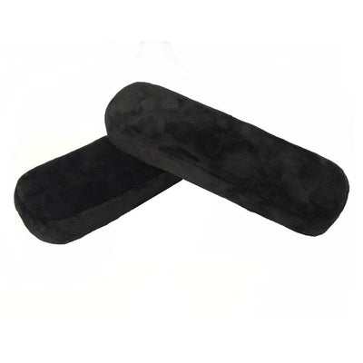 Thick Armrest Pads - Foam Office Chair Arm Pads - Arm Rest for Desk Chair & Gaming Chair Armrest Pads - Chair Arm Covers - Elbow Support (Set of 2) (Black)