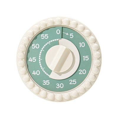Round Visual Timer - Magnetic Silent Countdown Timer for Kids, Studying, Cooking, Time Management Cute Timer, Perfect for Desktop & Fridge Use.-Rice ear yellow