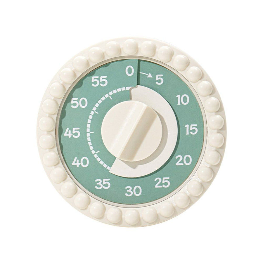 Round Visual Timer - Magnetic Silent Countdown Timer for Kids, Studying, Cooking, Time Management Cute Timer, Perfect for Desktop & Fridge Use.-Rice ear yellow