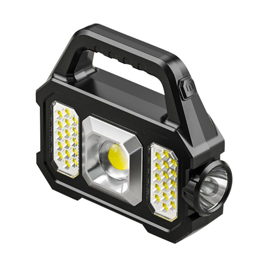 Solar Flashlight,Multifunctional Flashlight Solar Flashlight, Flashlight Cell Phone Charger,USB Charging,Suitable for Home,Fishing,Outdoor Camping（LED side lights）