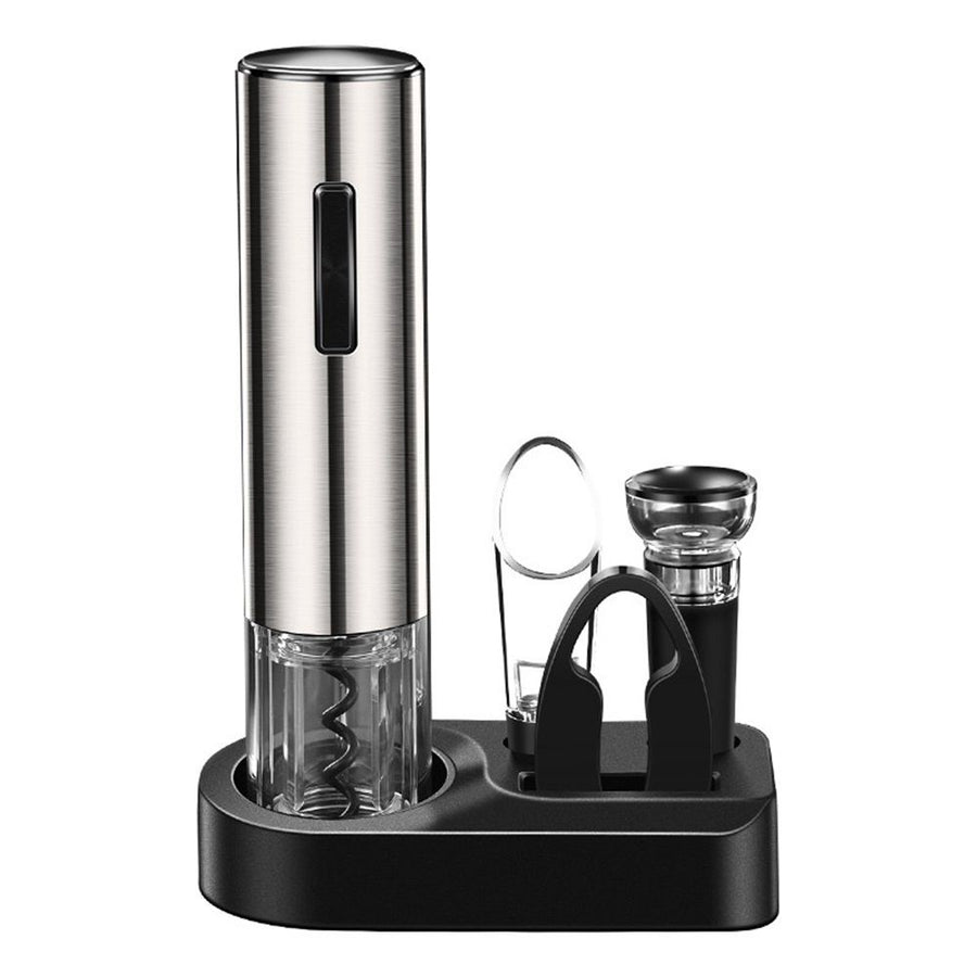 Wine Opener, 4-in-1 Wine Bottle Opener, Electric Wine Opener with Battery Operated - Gift for Wine Lovers