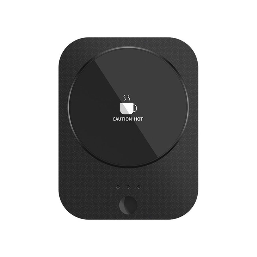 Smart Coffee Warmer, Auto Gravity-Induction Mug Warmer for Office Desk Use, Wax Cup Warmer Heating Plate (Black)
