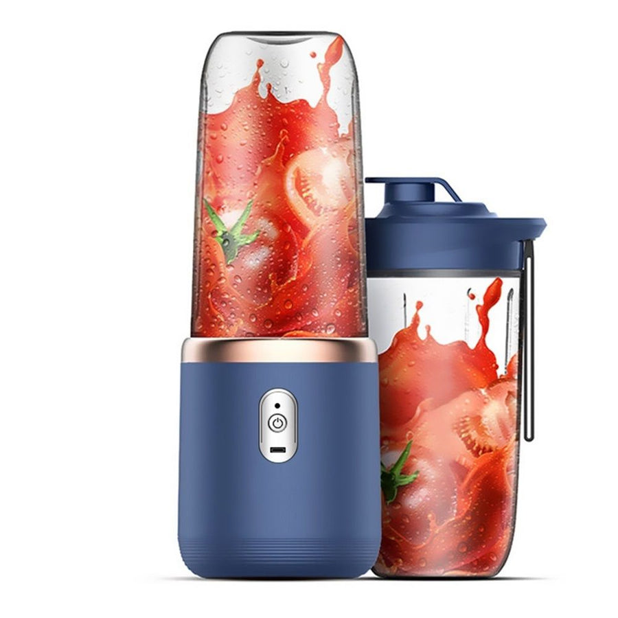 Mini Personal and Portable Hand Blender for Smoothies, Juices, Protein, Fruits, and Vegetables with 6 Blades + Cups to go anywhere - USB Rechargeable（Only cups）