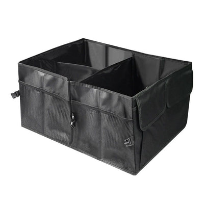 Trunk Organizer for Car, MultiCompartment Car Storage,Foldable trunk storage box Car storage box Black