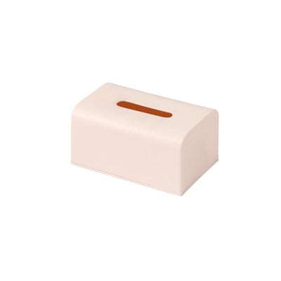 Tissue Box Cover,Rectangular Facial Tissue Holder Case Dispenser for Bathroom Kitchen Bedroom Office - Pink small