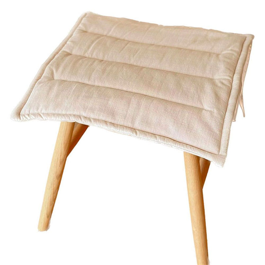Square chair cushion thin, soft and comfortable chair cushion indoor cushion tatami, farmhouse decorative cushion,40X40cm Light coffee