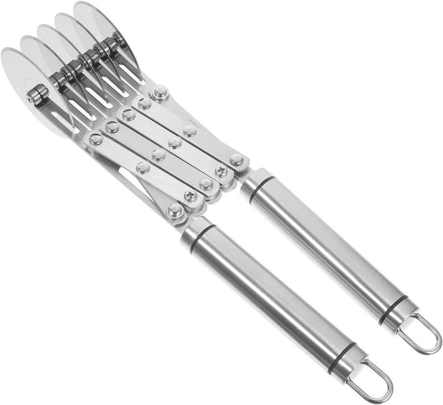 5 Wheel  Stainless Steel Pizza Wheel Cutter and Pastry Dough Rolling Cutter Circular Pizza Cutting Tool for Home Kitchen Baking and Dough Slicing