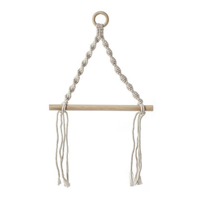 2pcs Paper Towel Holder - Paper Towel Hanging for Kitchen Bathroom  Rope Toilet Paper Holder for Bathroom Decor,Wood Color 30*30cm