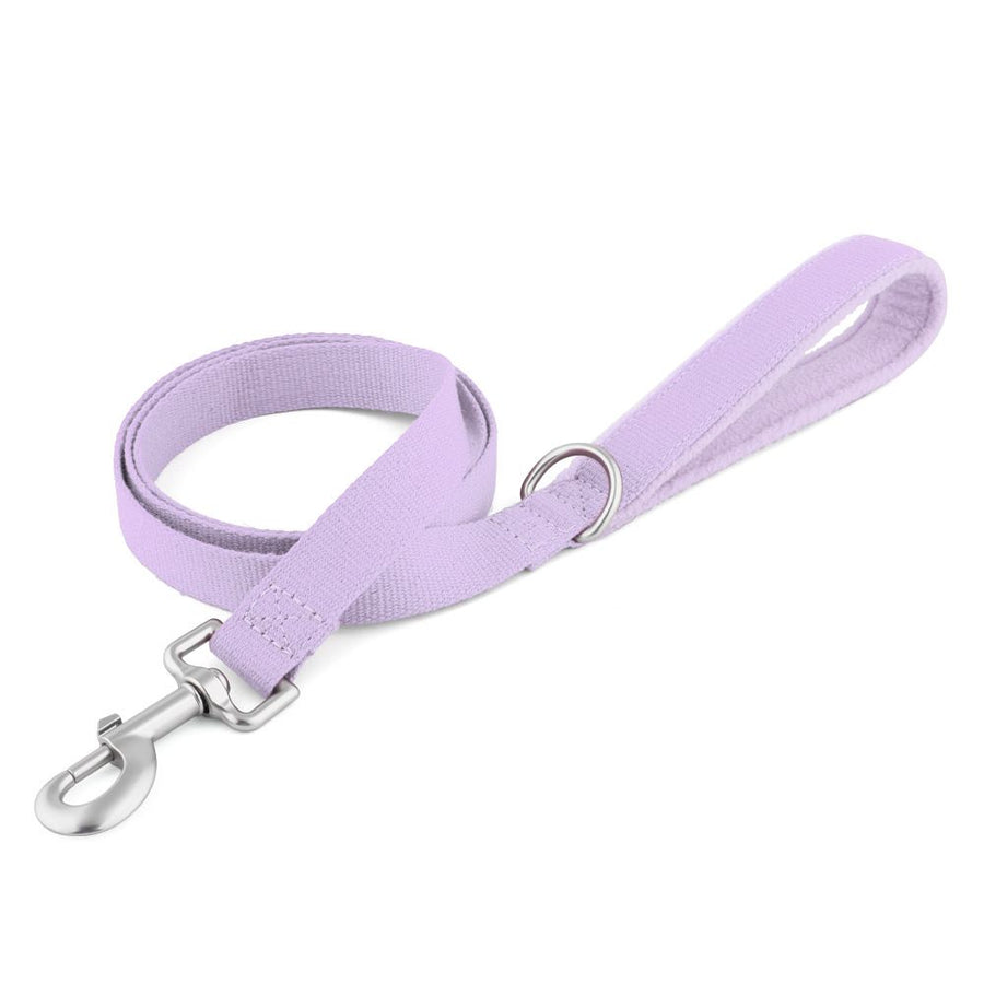 Pet heavy-duty dog rope, suitable for small, sturdy, durable, and easy to use puppies（Purple 122CM * 2.0CM）