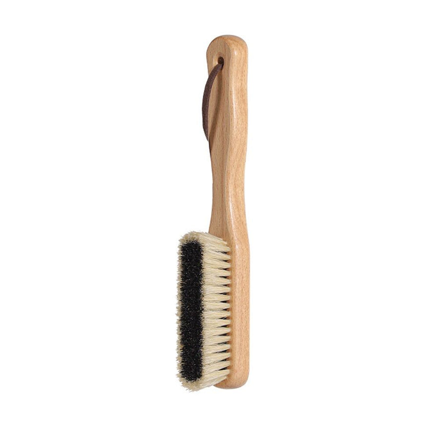 Felt Hat Brush, Felt Hat Cleaner with Horsehair Brush and Sponge Brush, Cowboy Hat Cleaner Easily Removes Dust Fuzz and Lint for Shoes Hats and Clothes（trumpet）
