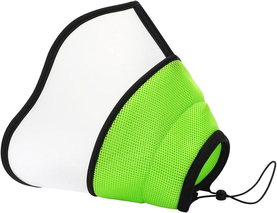 Pet Anti Scratch & Lick Collar Adjustable Lick Protections Comfortable Suitable for Post Operatives Care(L) fluorescent green