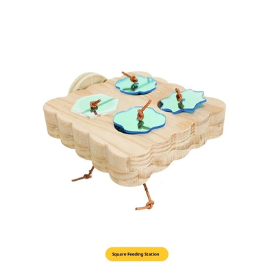 Mouse foraging toys, mouse reinforcement toys, interactive reinforcement toys for mice and small animals, hanging slow feeders, hamster toys, guinea pig accessories (square)