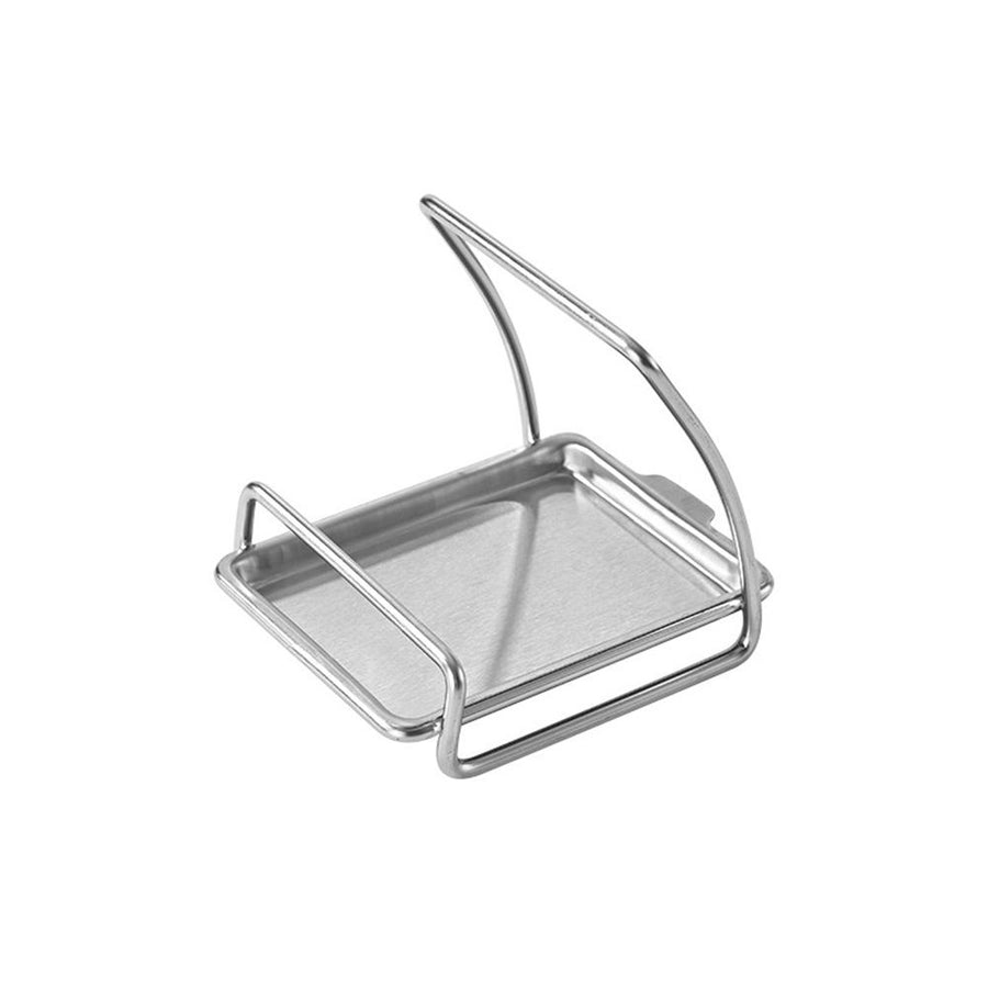 Pot Lid Organizer, Pot Lid Holder 304 Stainless Steel Pot Lid Stand,Lid and Spoon Rest Cutting Board Holder,Pot Lid Rack for Kitchen Utensil(Silver)