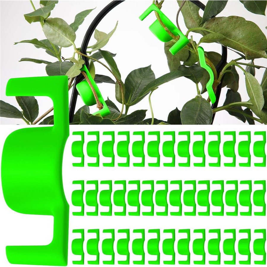 40 Pack Universal Plant Training Clips Reusable Low Stress Branch Benders for Enhanced Light Exposure & Airflow – Ideal for Indoor Gardening Cultivation to Bend or Interlock Stems (green)