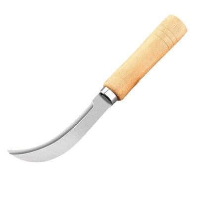 2 pack Banana Knife with Straight Steel Blade , Cutter Mini Sickle Knife for Kitchen Home Restaurant Use